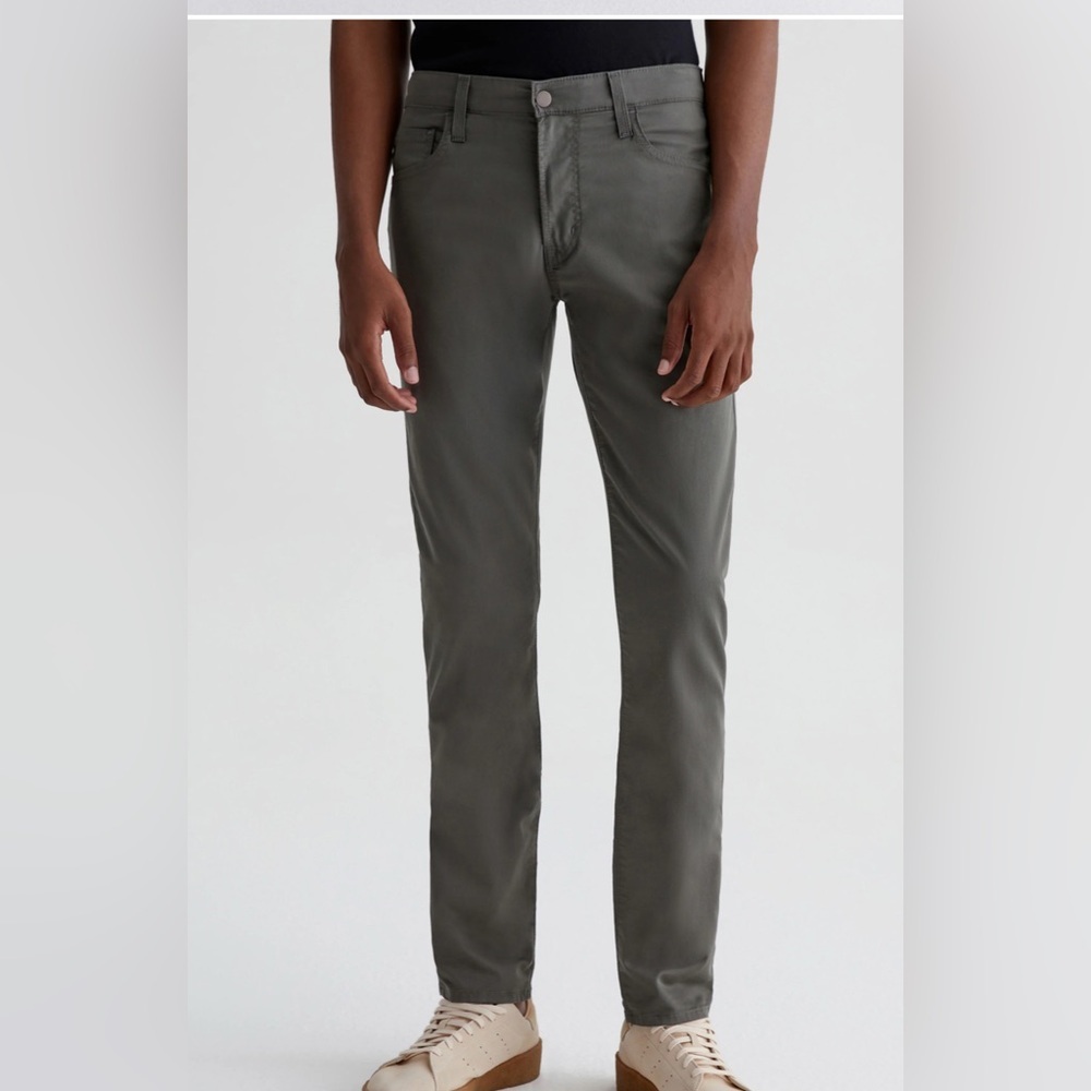 AG Adriano Goldschmied Men's Gray Slim Jeans